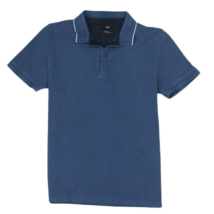 Hugo Boss Men's Blue Regular Fit Cotton Polo Shirt Size S