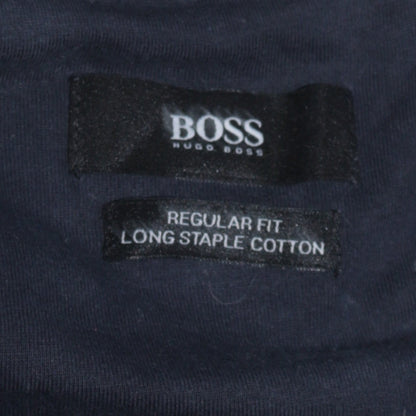 Hugo Boss Men's Blue Regular Fit Cotton Polo Shirt Size S