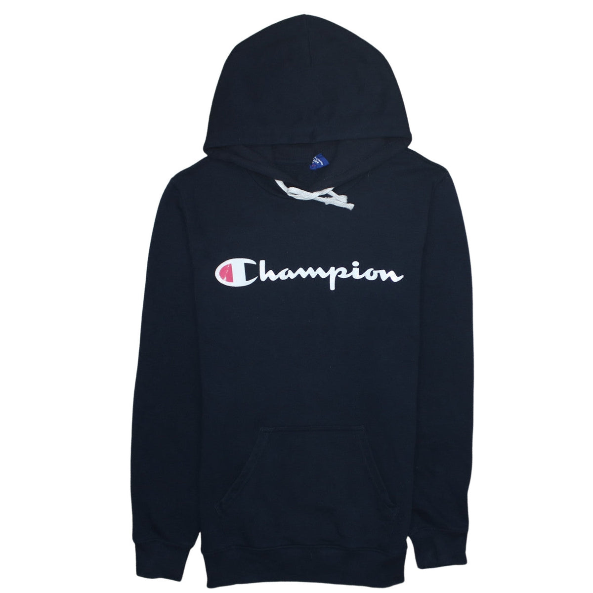 Mens UK Size S Champion Black Pullover Hoodie