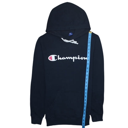 Mens UK Size S Champion Black Pullover Hoodie