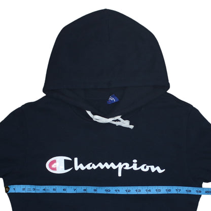 Mens UK Size S Champion Black Pullover Hoodie