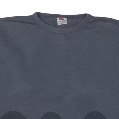 Levi's Men's Blue Graphic Logo Pullover Sweatshirt L