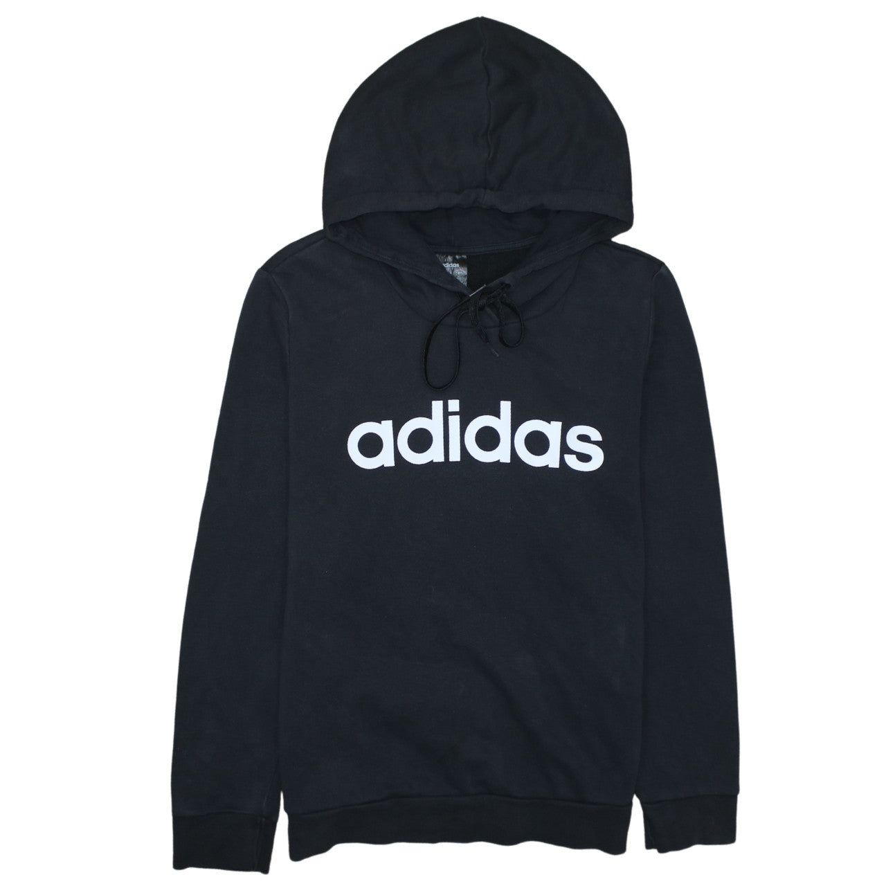 Womens UK Size M adidas Black Pullover Hoodie