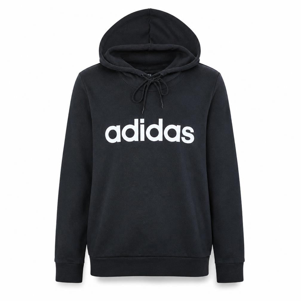 Womens UK Size M adidas Black Pullover Hoodie