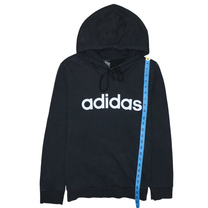 Womens UK Size M adidas Black Pullover Hoodie