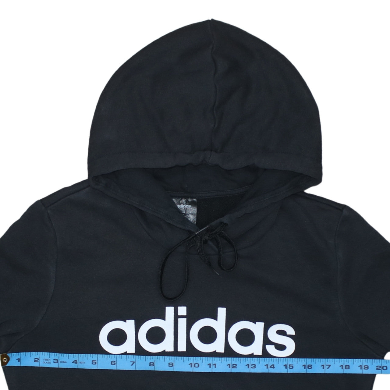 Womens UK Size M adidas Black Pullover Hoodie