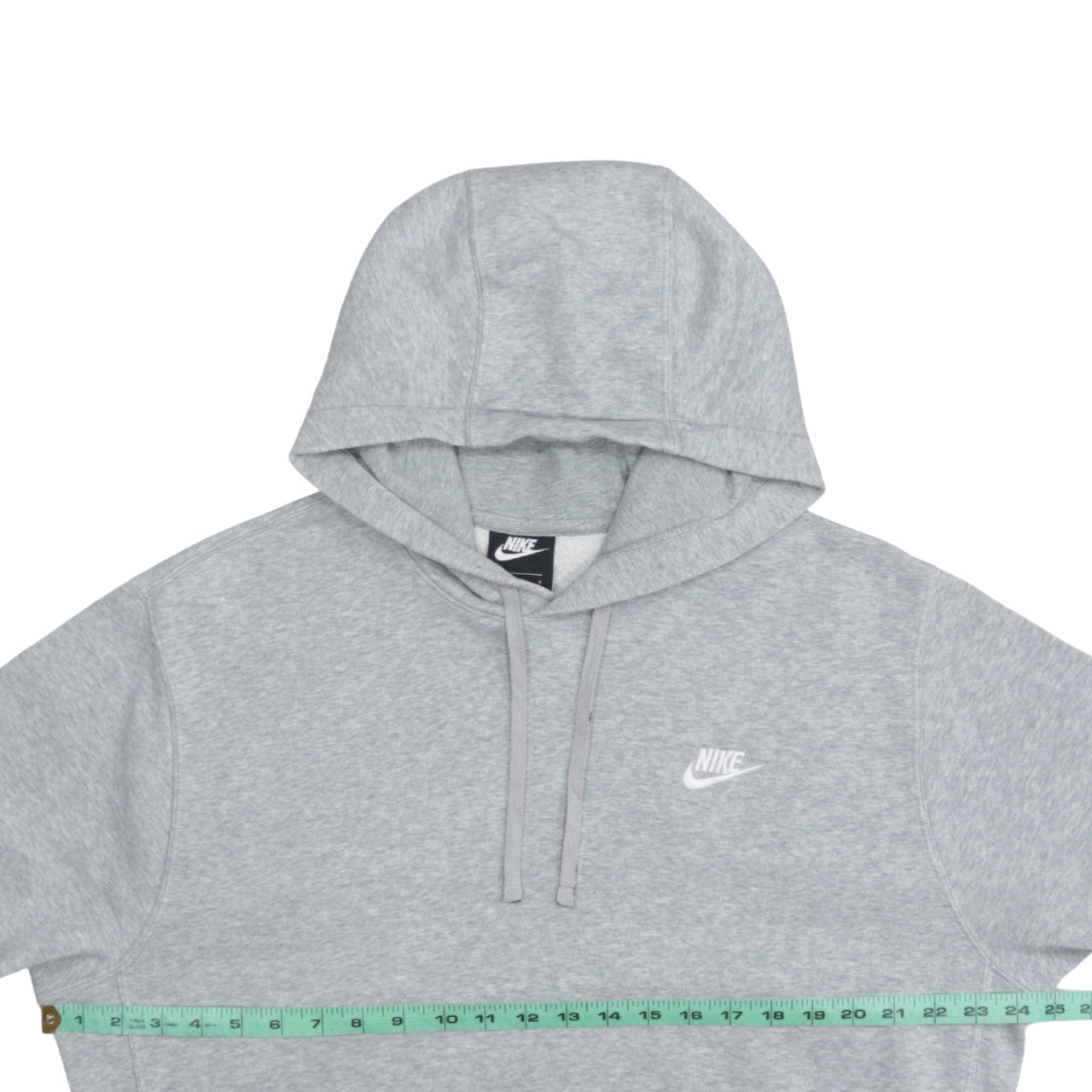 Nike Men's Grey Pullover Hoodie L Sports Fleece Sweatshirt