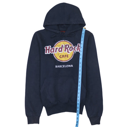 Mens UK Size S Hard Rock Cafe Blue Pullover Hoodie