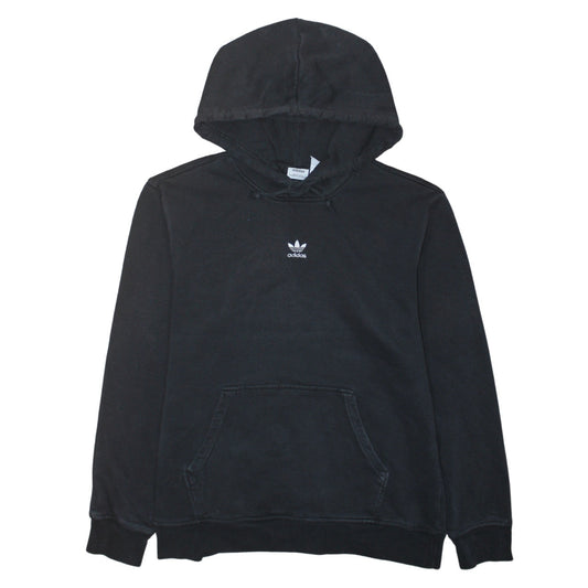 Womens UK Size 10 adidas Black Pullover Hoodie