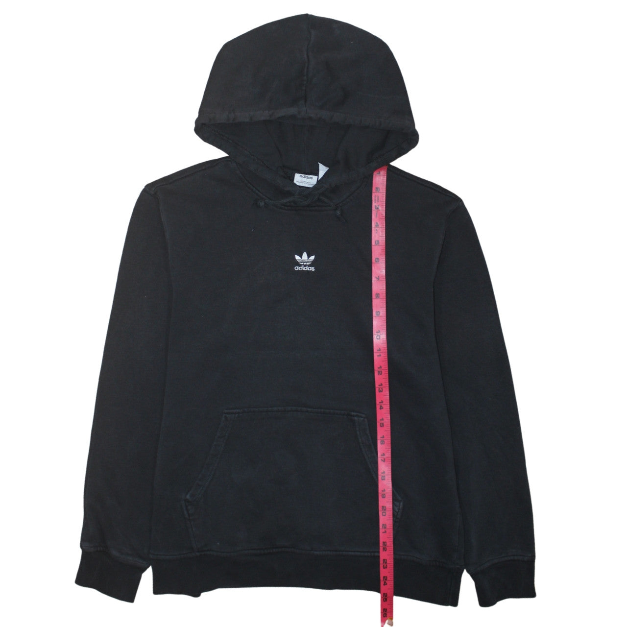 Womens UK Size 10 adidas Black Pullover Hoodie
