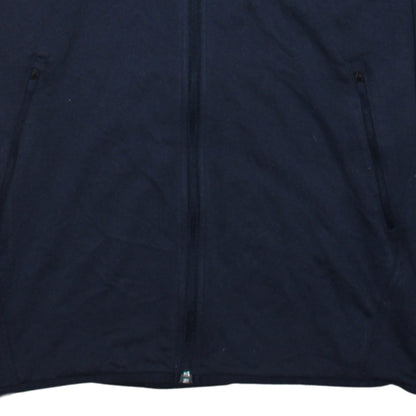 adidas Men's Blue Full Zip Hoodie Size L Sports Fleece Jacket