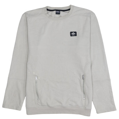 Mens UK Size XL Diesel Beige Pullover Sweatshirt