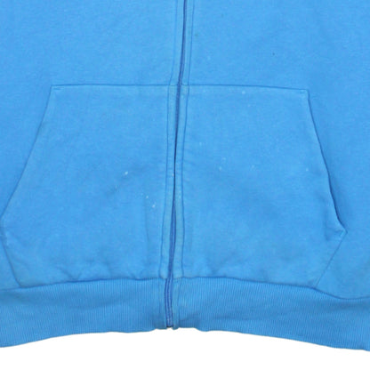 Mens UK Size L PUMA Blue Full Zip Hoodie