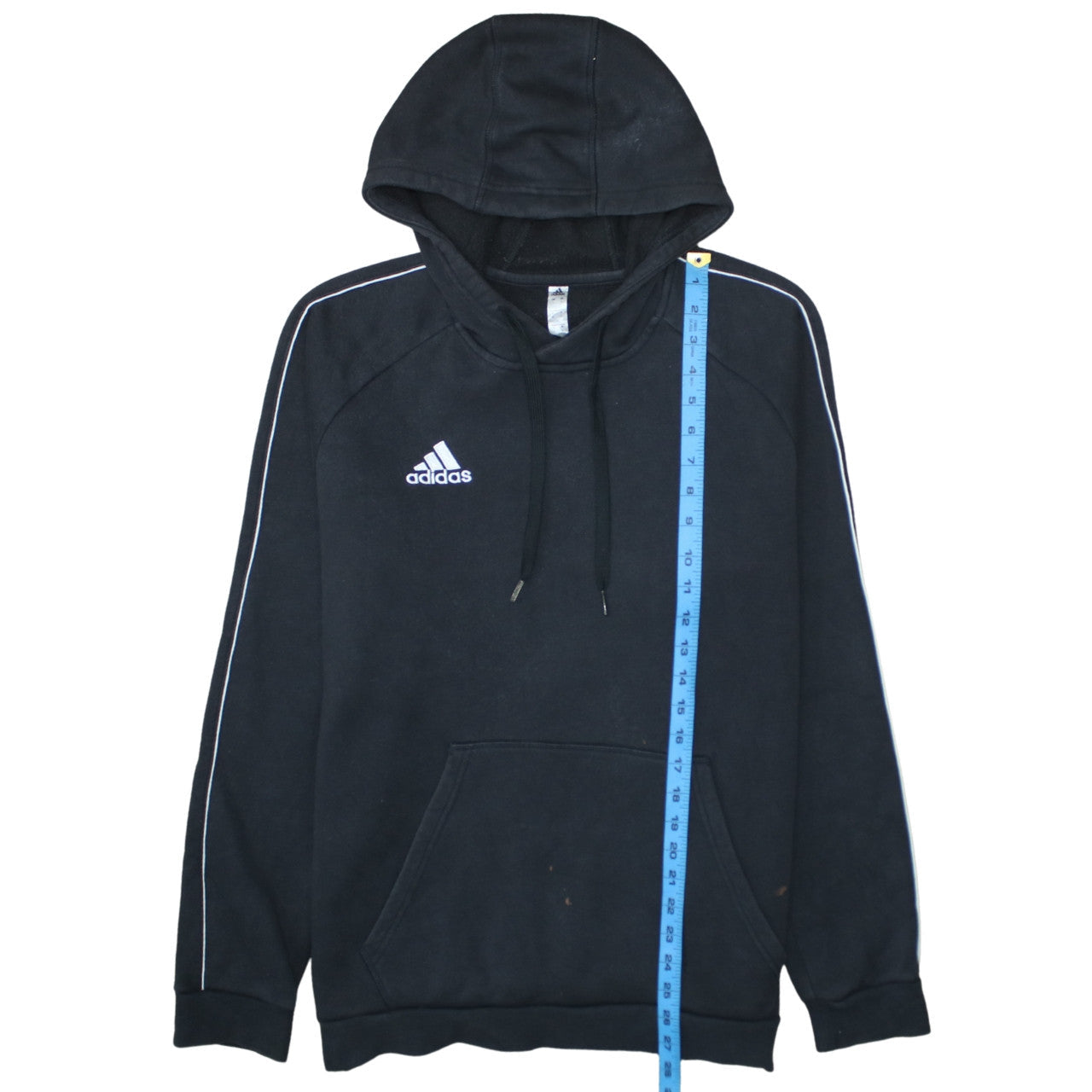 Mens UK Size L adidas Black Pullover Hoodie