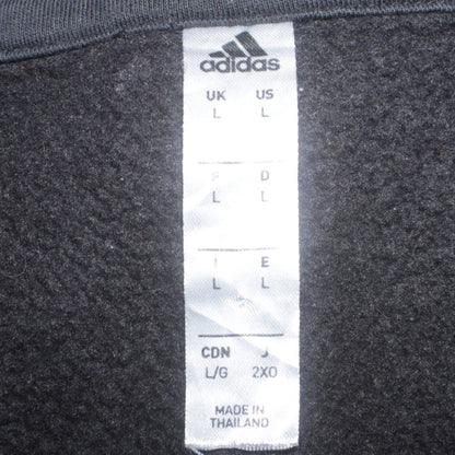 Mens UK Size L adidas Black Pullover Hoodie