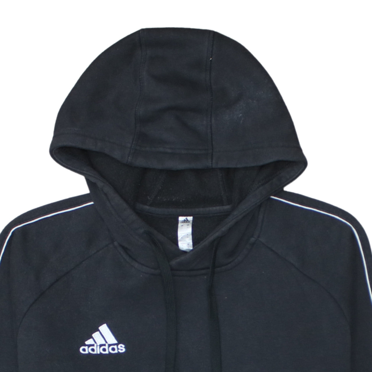 Mens UK Size L adidas Black Pullover Hoodie