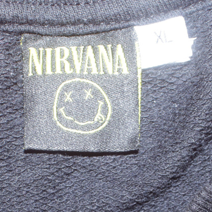 Womens UK Size XL Nirvana Black Pullover Sweatshirt