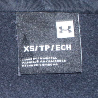 Mens UK Size XS Under armour Black Full Zip Hoodie