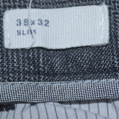 Mens UK Size 38x32 Gap Slim Fit Chino Grey Trousers