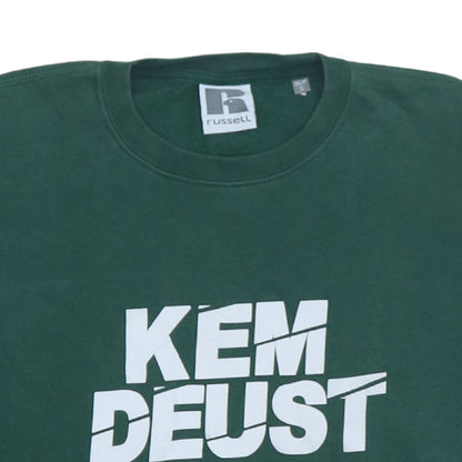 Mens UK Size S Russell Green Pullover Sweatshirt