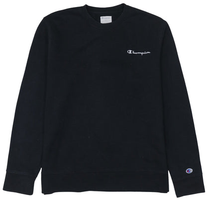 Mens UK Size L Champion Black Pullover Sweatshirt