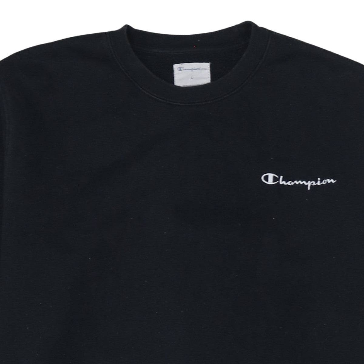 Mens UK Size L Champion Black Pullover Sweatshirt