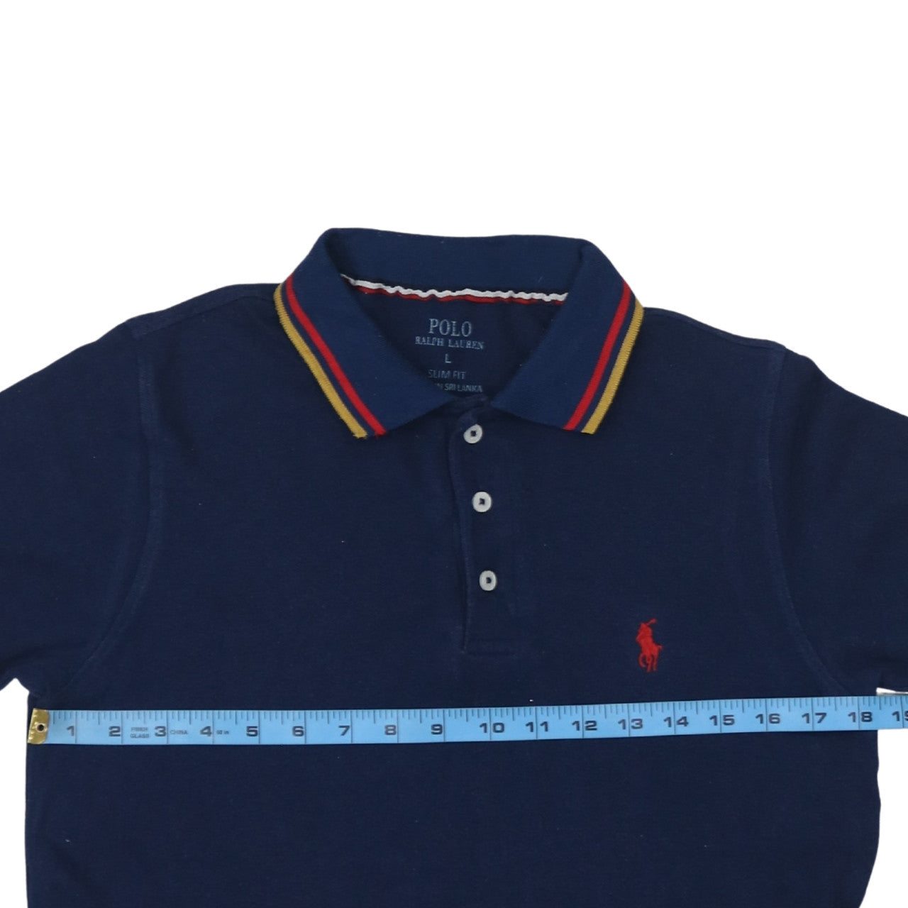 Mens UK Size L Ralph Lauren Viscose Polo Shirt