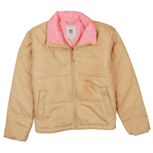 Womens UK Size 12 adidas Beige Puffer Jacket