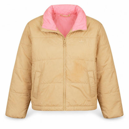 Womens UK Size 12 adidas Beige Puffer Jacket