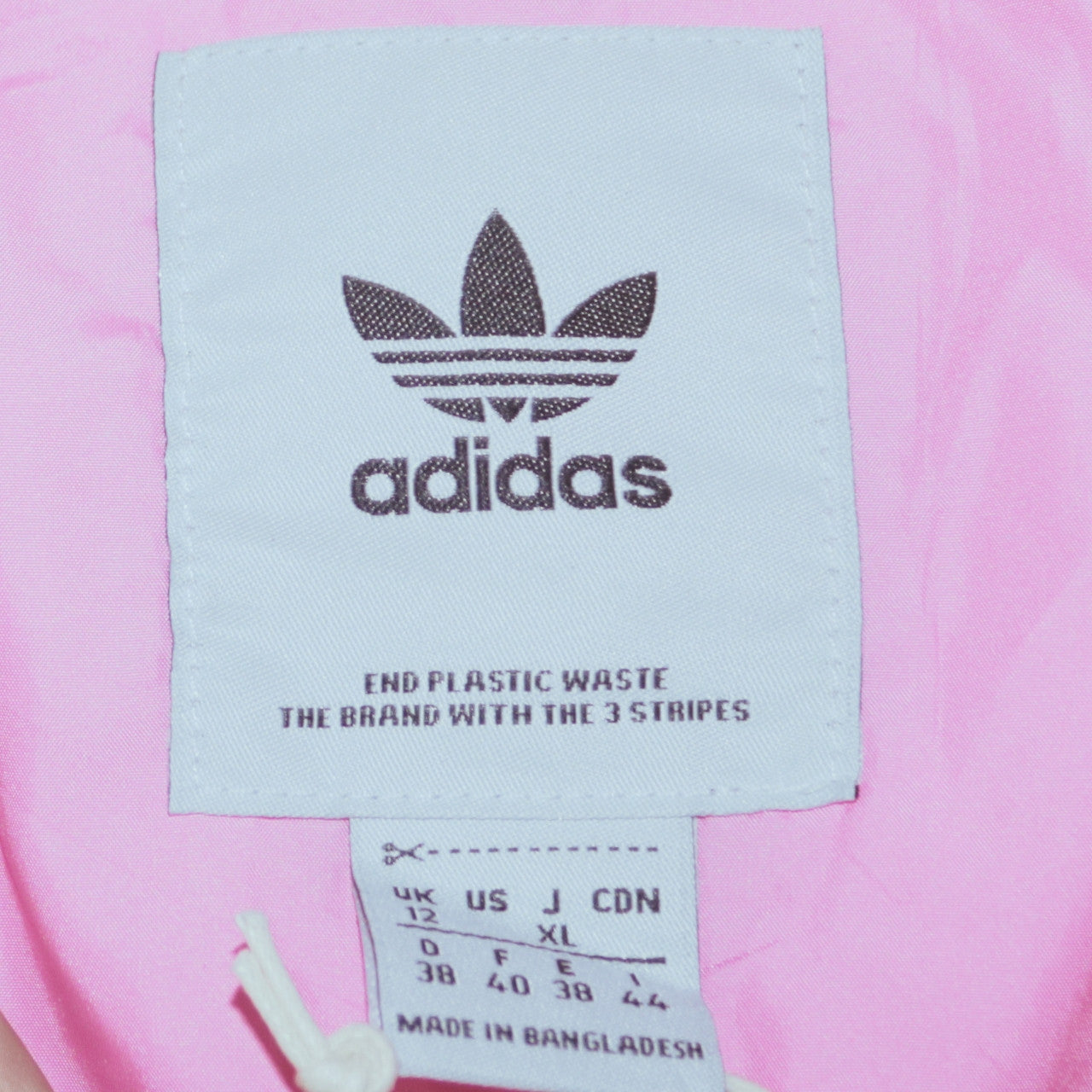 Womens UK Size 12 adidas Beige Puffer Jacket