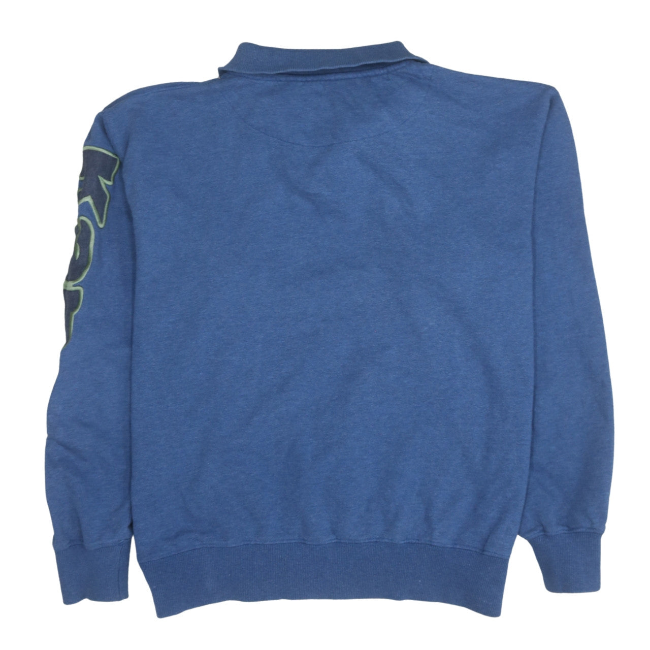 Mens UK Size L Kappa Blue Henley Sweatshirt