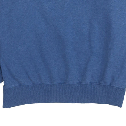 Mens UK Size L Kappa Blue Henley Sweatshirt
