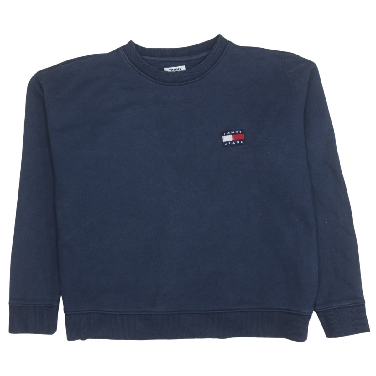 Mens UK Size XL Tommy Jeans Blue Pullover Sweatshirt