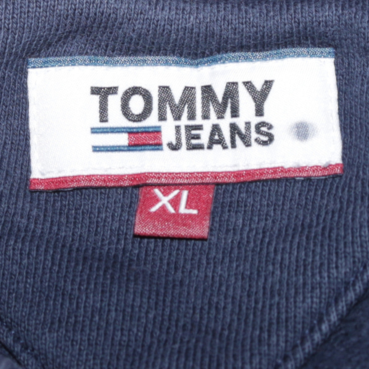 Mens UK Size XL Tommy Jeans Blue Pullover Sweatshirt