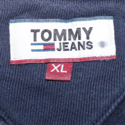 Mens UK Size XL Tommy Jeans Blue Pullover Sweatshirt