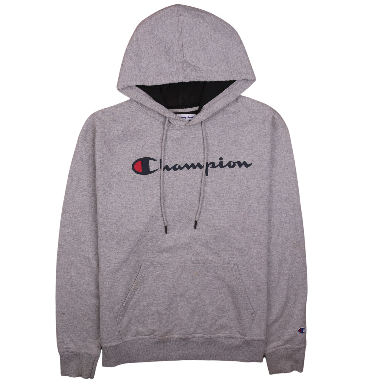 Mens UK Size L Champion Grey Pullover Hoodie