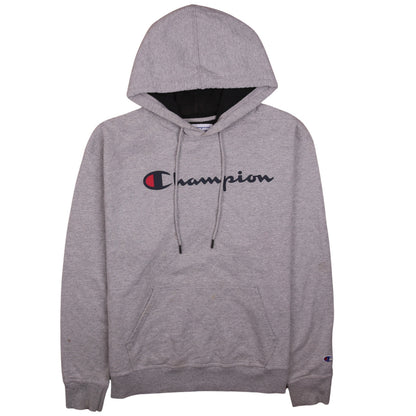 Mens UK Size L Champion Grey Pullover Hoodie
