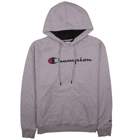 Mens UK Size L Champion Grey Pullover Hoodie