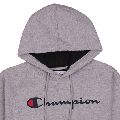 Mens UK Size L Champion Grey Pullover Hoodie