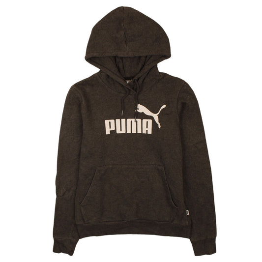 Womens UK Size 12 PUMA Black Pullover Hoodie