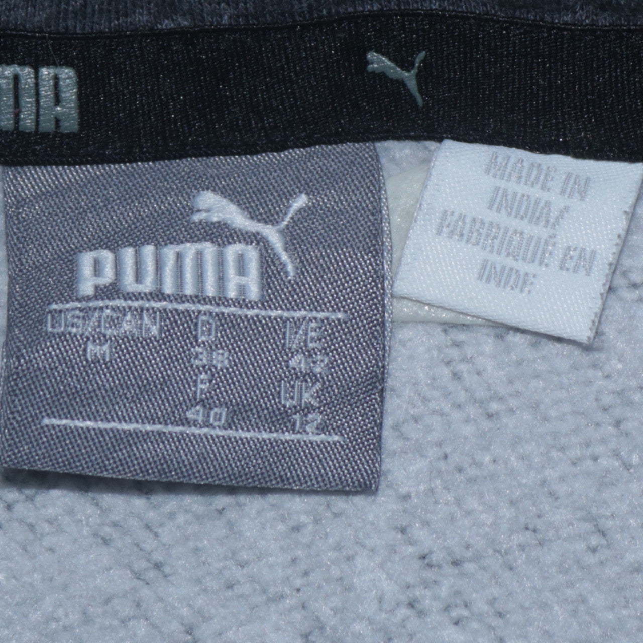 Womens UK Size 12 PUMA Black Pullover Hoodie