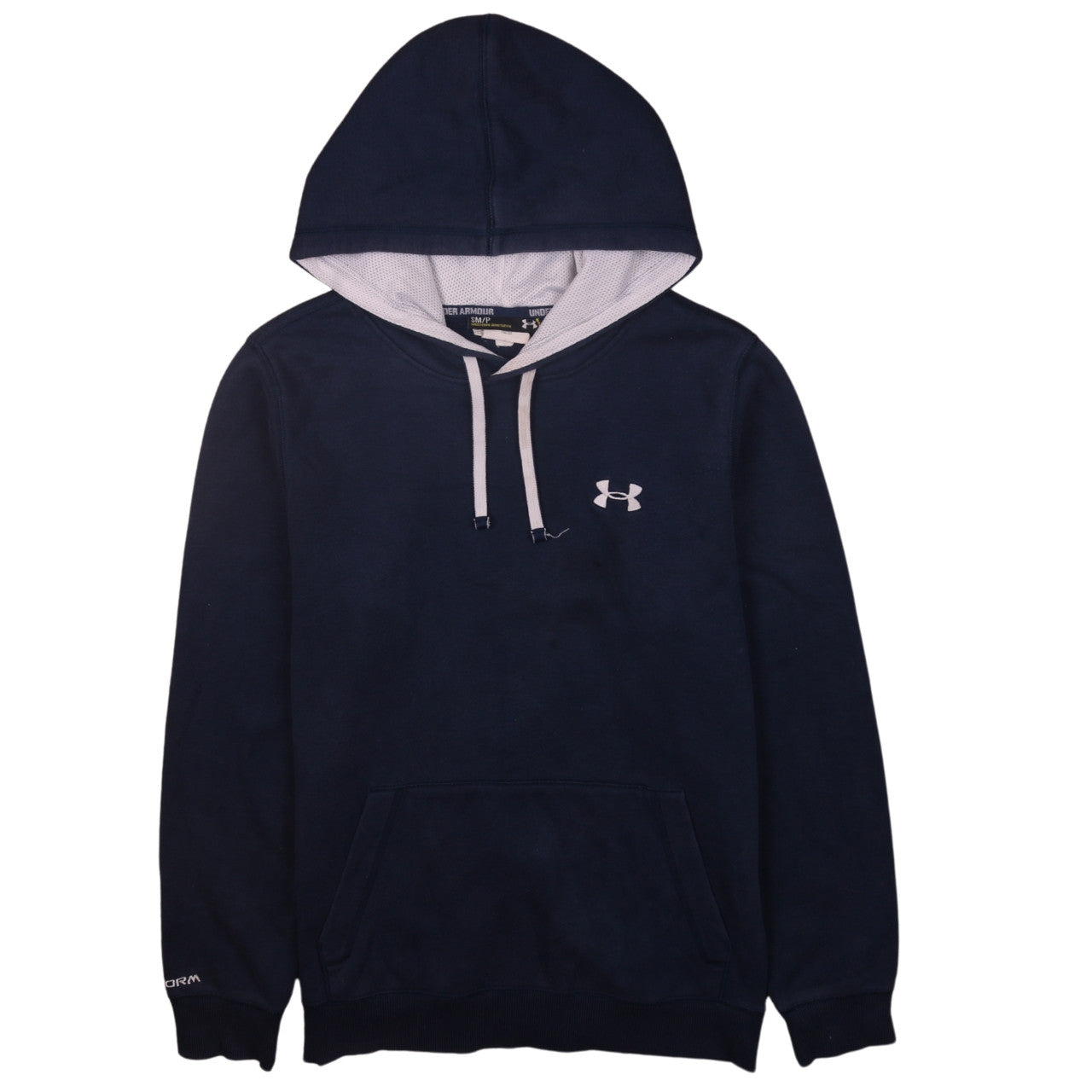 Mens UK Size S Under armour Blue Pullover Hoodie