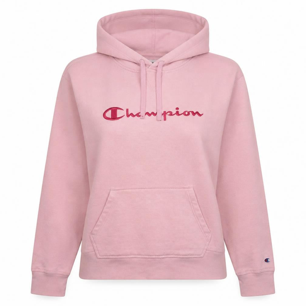 Womens UK Size L Champion Pink Pullover Hoodie