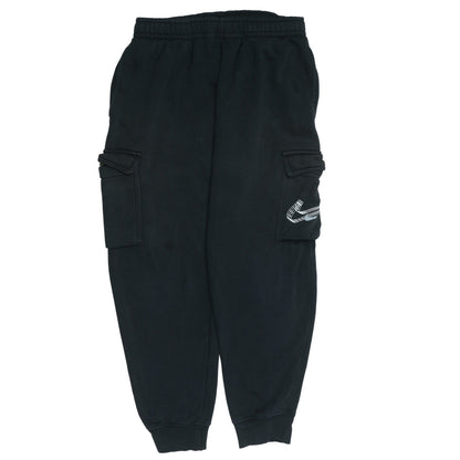 Mens UK Size M Nike Regular Fit Cargo Black Trousers