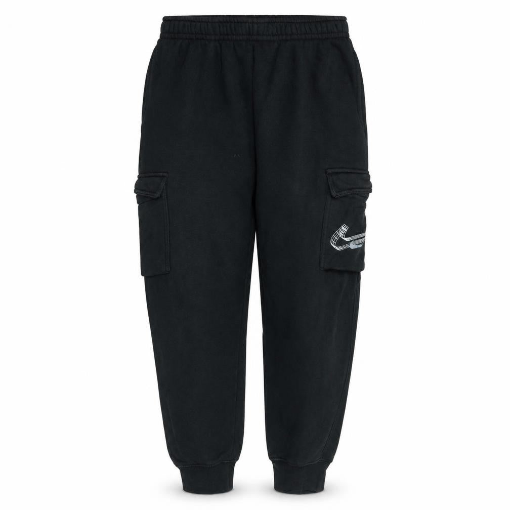 Mens UK Size M Nike Regular Fit Cargo Black Trousers