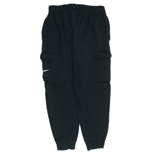 Mens UK Size M Nike Regular Fit Cargo Black Trousers