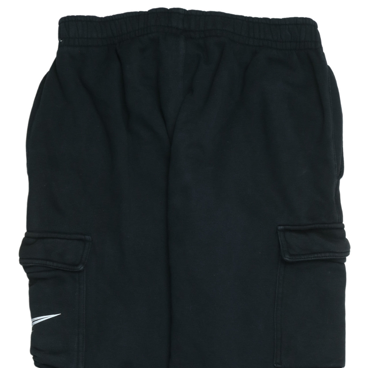 Mens UK Size M Nike Regular Fit Cargo Black Trousers