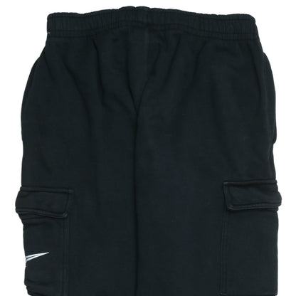 Mens UK Size M Nike Regular Fit Cargo Black Trousers
