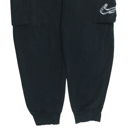 Mens UK Size M Nike Regular Fit Cargo Black Trousers