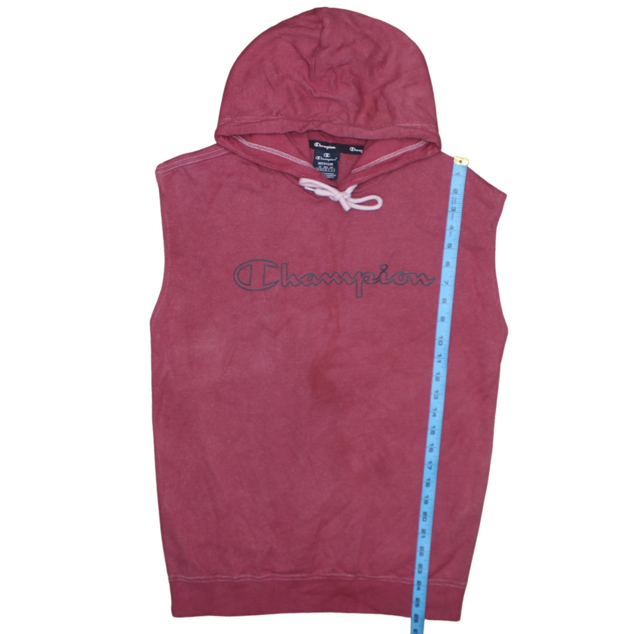 Mens UK Size M Champion Pink Pullover Hoodie